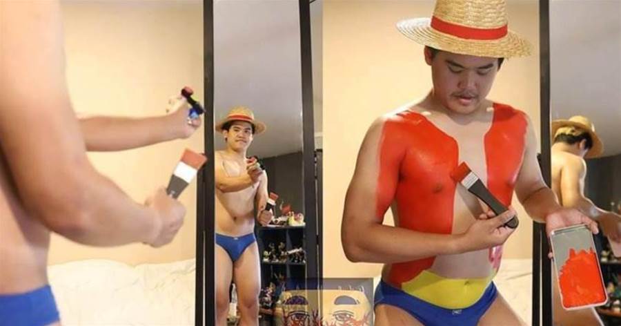 泰國小哥COS海賊王女帝，身材被放大到極致，網友：太過於真實